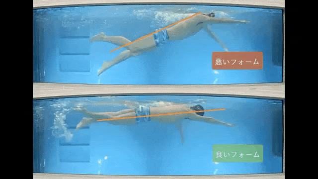 AQUALAB Dartfish 水泳フォーム